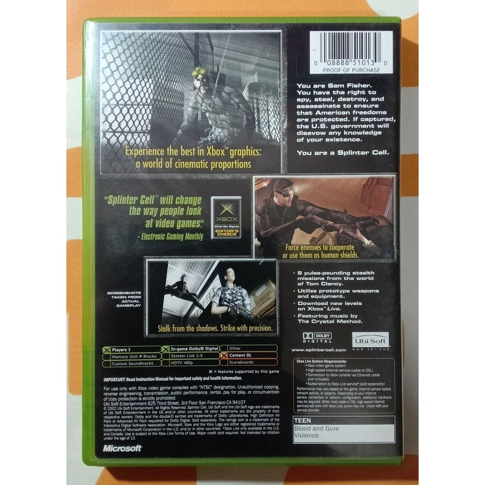 Tom Clancy's Splinter Cell (Xbox)
